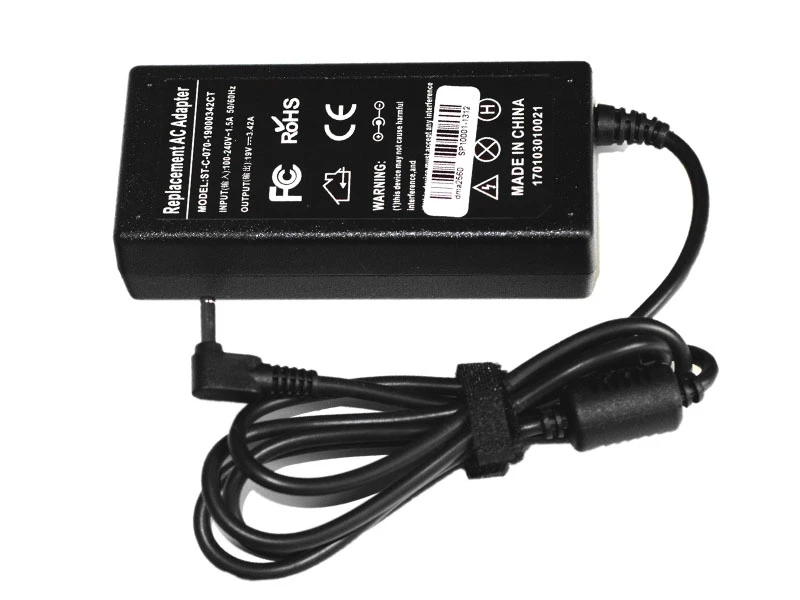 Billig Asus 65W strömadapter 19V kompatibel med 4.0mm x 1.35mm kontakt - Snabb leverans och prisgaranti Asus 65W 19V 3.42A strømforsyning med 4.0mm x 1.5mm stik - Kompatibel