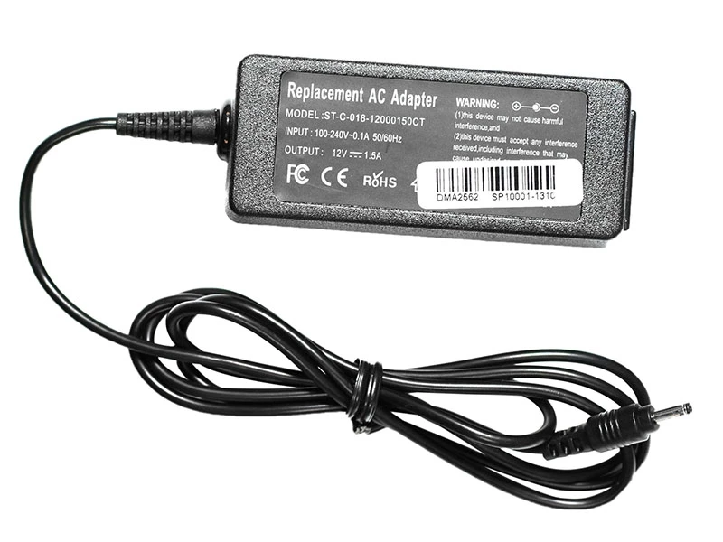 Billig Acer 18W 12V Strömadapter Kompatibel med Acer Iconia Tablets - Snabb Leverans Acer 18W 12V 1.5A laddare med 3.0mm x 1.1mm stik - Compatible