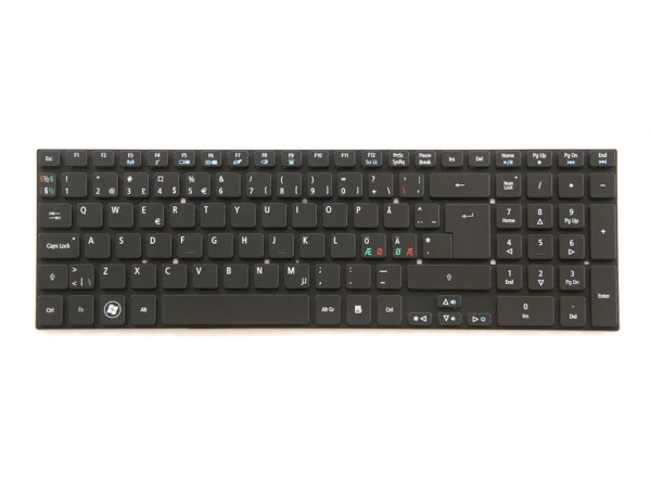 Billigt Acer Nordiskt Tangentbord med Bakgrundsbelysning - Snabb Leverans & Prisgaranti Acer Nordic Tastatur (DK, SE, NO) - Backlit