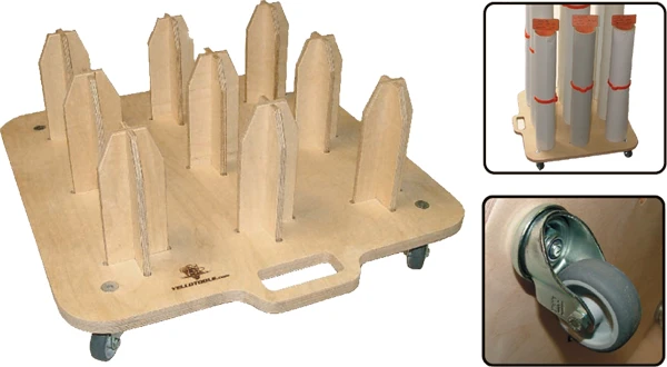 Twister 3" rullestativ Twister 3" rullestativ