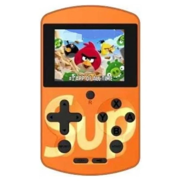 Retro mini-konsol Game SUP PLUS 500 spel &ndash; ORANGE