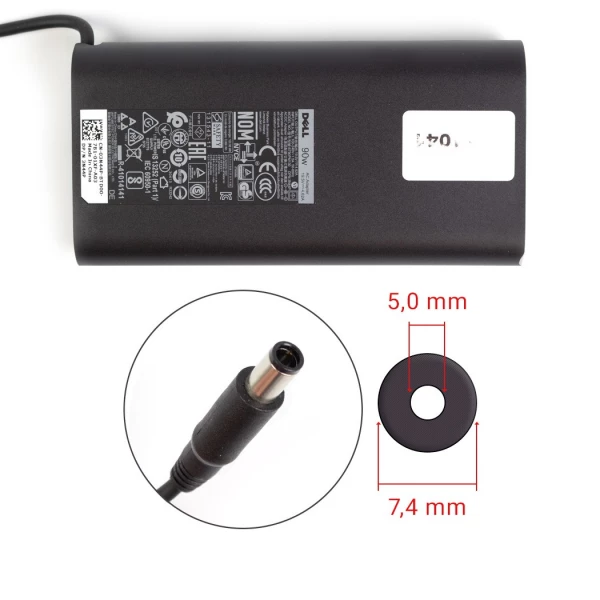 Dell 90W 19.5V 4.62A laddare - Original