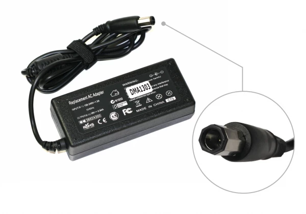 Dell 50W 19V 2.64A laddare med Octagonal stik Pin in Tip (rhombic) - Kompatibel
