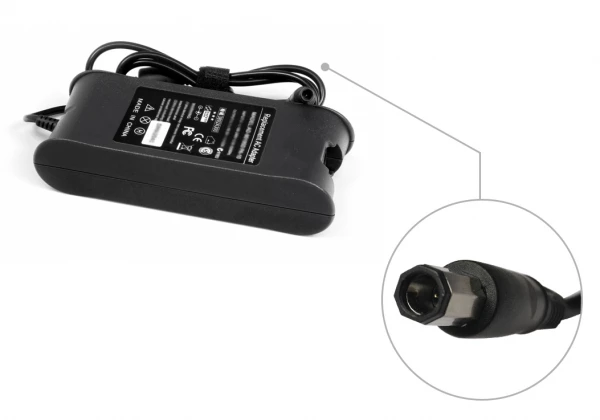 Dell 65W 19V 3.42A strømforsyning med 7.4 x 5.0mm octagonal with pin - Replacement