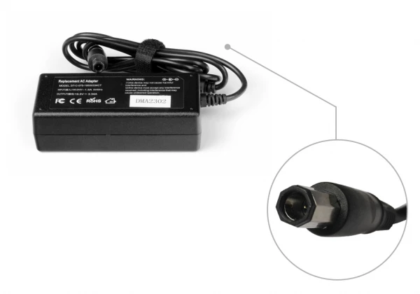 Dell 65W 19.5V 3.34A med Octagonal stik Pin in Tip (Rhombic) - Kompatibel