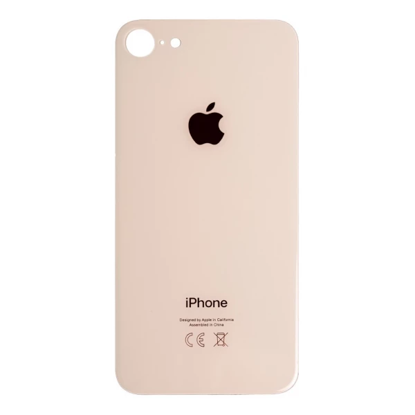 Billigt Apple iPhone 8 Baksida Glas Guld - Kvalitets Reservdelar och Snabb Leverans Apple iPhone 8 Bagside glas - Guld