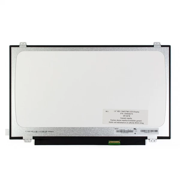 14" (1366x768) HD LED | Glossy Display | LED 30 Pin | Bottom Right Connection