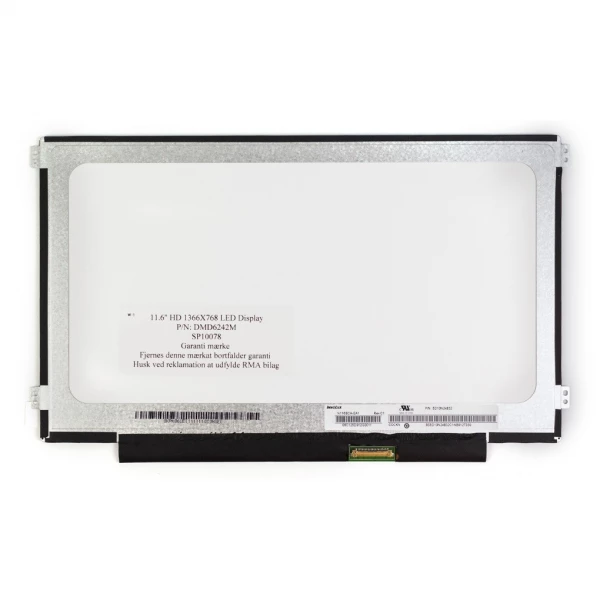 Billig 11,6" HD LED Matt Skärm Panel | Kvalitet till Lågt Pris - Köp nu! 11.6" (1366x768) HD LED | Matte Display | LED 30 Pin | Bottom Right Connection