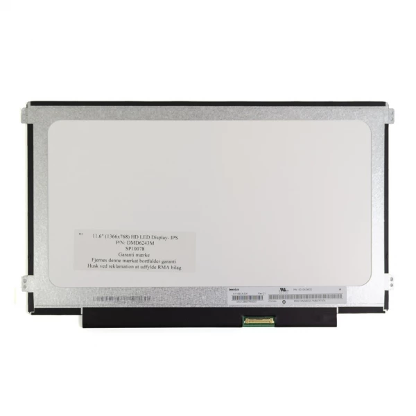11.6" (1366x768) HD LED | Matte Display | LED 30 Pin | Bottom Right Connection - IPS