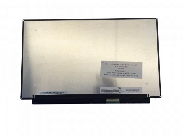 Billig 13.3" UHD Laptop Skärm | Glansig Skärm | 40 Pin LED - Kompatibel med HP ENVY 13-D000NO Bestillings vare, 13.3" (3840x2160) UHD | Glossy Display | 40 pin LED | Bottom Right Connector - IPS - Uden Monterings beslag