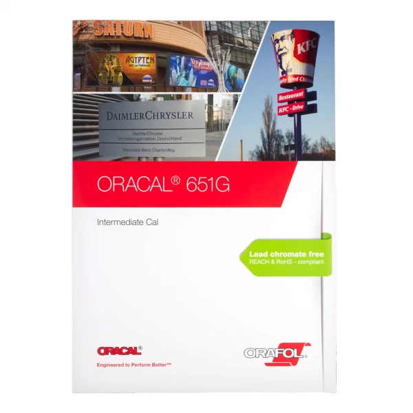 Oracal 651 Färgkort Oracal 651 Färgkort