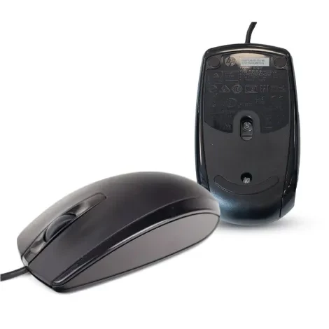 Billig HP Mus med Sladd - Optisk Sensor och USB 2.0 Anslutning HP Mus