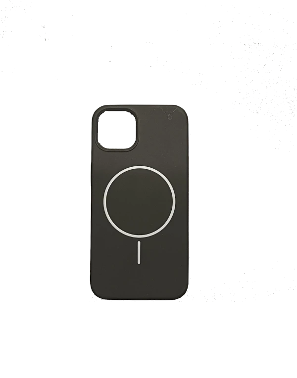iPhone 13 Magsafe-fodral Silikon Tunt - Svart