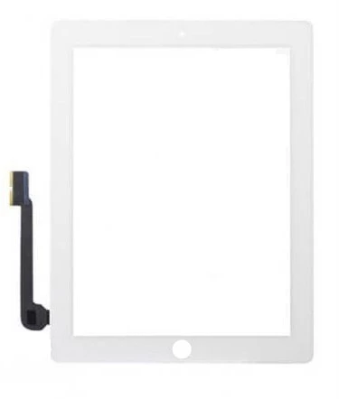 Billig iPad 3 / iPad 4 Digitizer Touchskärm Vit - Grade A+ Köp Online ipad 4 digitizer/touchpanel - Vit