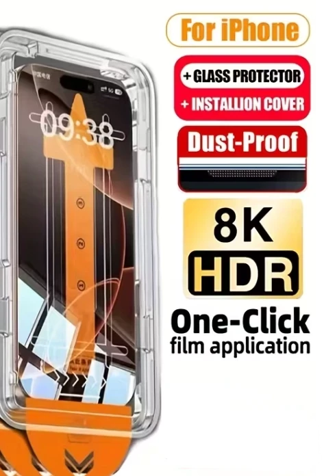 Billigt skärmskydd för iPhone 14 - 6,1" enkel installation Skärmskydd för iPhone 14 - 6,1" enkel installation