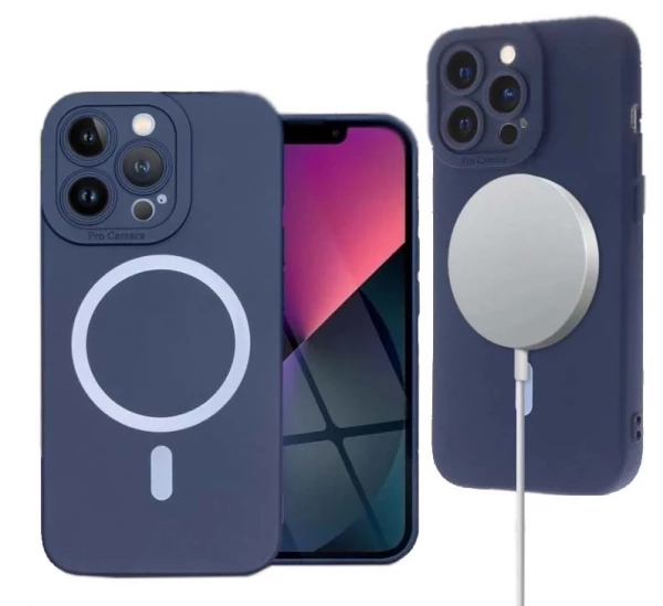 iPhone 14 Pro MagSafe-skal – mörkblå iPhone 14 Pro MagSafe-skal – mörkblå