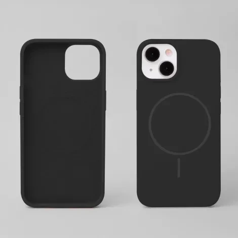 Billigt iPhone 15 Magsafe-fodral Silikon Tunt - Svart iPhone 15 Magsafe-skal Silikon Tunn - Svart