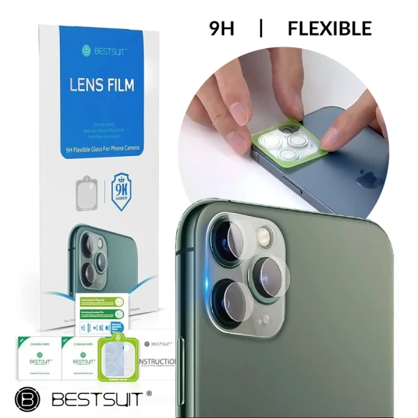 Bestsuit Flexibelt linsskydd f&ouml;r kamera iPhone 16 Pro/16 Pro Max