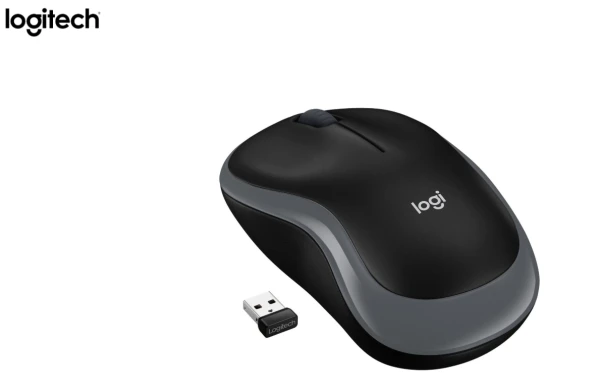 Billig Logitech M185 Trådlös Mus - Pålitlig och Kompakt Design för Höger- och Vänsterhänta Logitech M185 Trådlös Mus