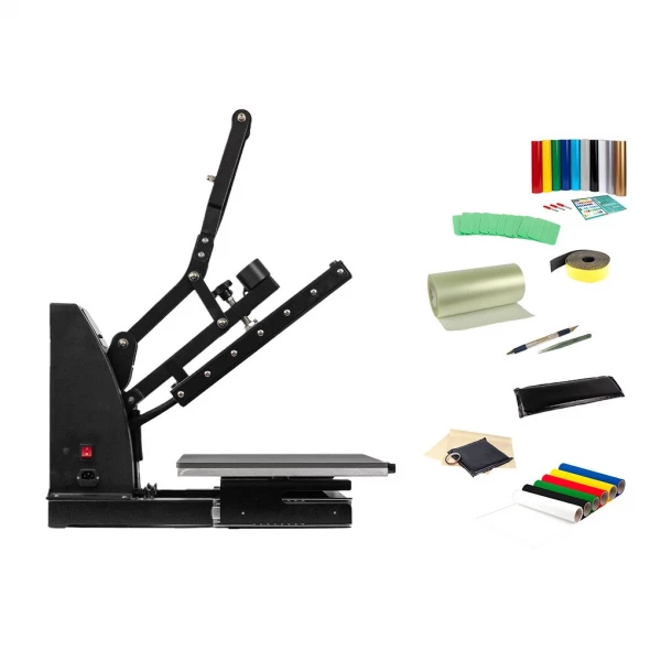 Makerspace Paket med halvautomatisk värmepress och folie i 30cm.