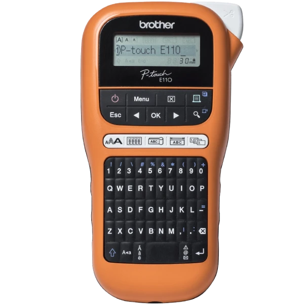 Brother PT-E110VP &ndash; M&auml;rkmaskin f&ouml;r elektriker