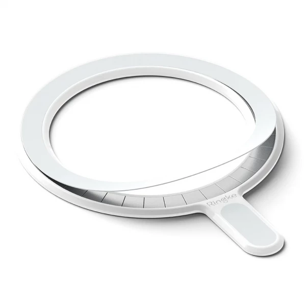 Ringke Magnetisk platta med Magsafe Ring – Vit Ringke Magnetisk platta med Magsafe Ring – Vit