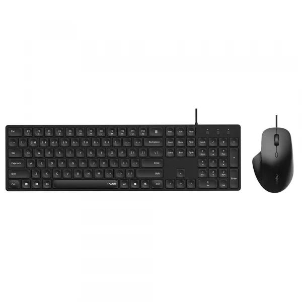 Tangentbord/Mus Set NX8020 Tr&aring;dbundet Svart