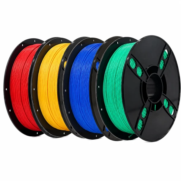 SKILPRO &ndash; PETG filamentpaket &ndash; r&ouml;d, gul, bl&aring; och gr&ouml;n &ndash; 4 x 1 kg