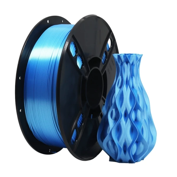 SKILPRO - Silke PLA Filament - Silkebl&aring; - 1kg