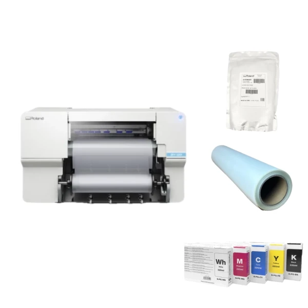 Fullständigt DTF-tryckpaket med Roland BY-20