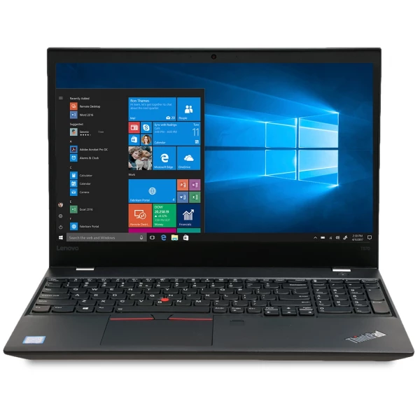 Billig Lenovo ThinkPad T570 15" – Köp begagnad hos itreservdelar.se Lenovo ThinkPad T570 15" - Intel i5 7200U 2,5GHz 256GB NVMe 8GB Win10 Pro - Grade B
