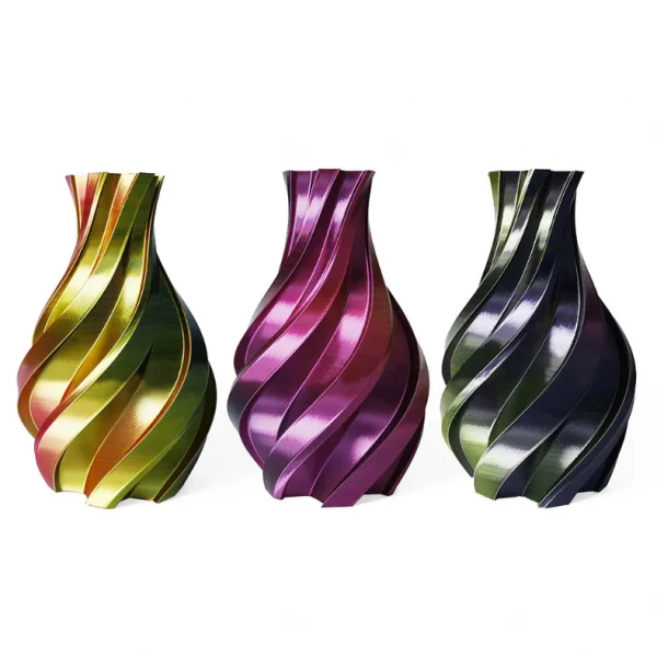 Gold, Fuchsia And Black - 3DE Premium - Silky PLA - 1.75mm - 1kg