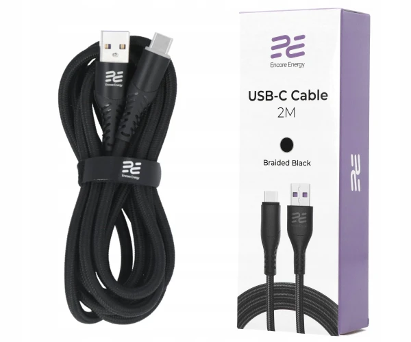 Billigt Encore USB-A till USB-C Kabel - 2 Meter - Svart Encore USB-A till USB-C Kabel - 2 Meter - Svart