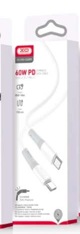 Kabel XO NB-Q226B USB - C USB-C- 1 m - 60W - vit