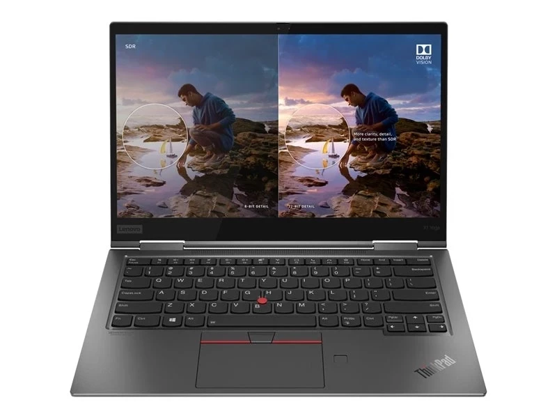 Lenovo ThinkPad X1 Yoga 5:e generationen 14" &ndash; Intel i5-10310U 1,7 GHz 256 GB NVMe 16 GB &ndash; Peksk&auml;rm &ndash; Grade C