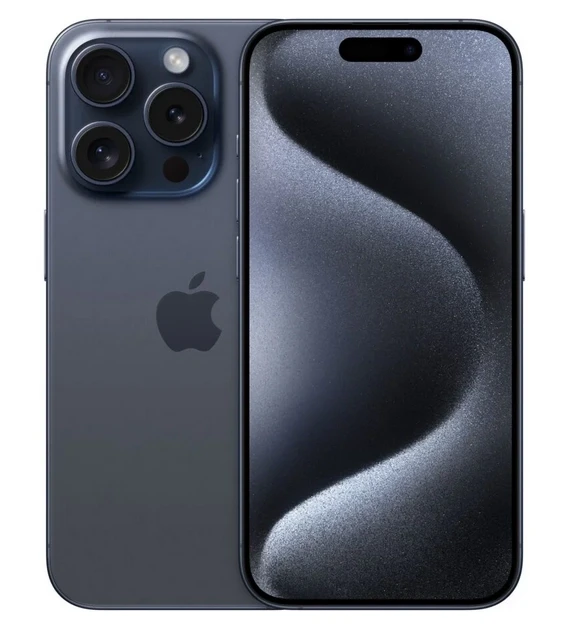 Billig Apple iPhone 15 Pro 128GB (Blå titan) eSIM – Köp begagnad hos ITreservdelar.se Apple iPhone 15 Pro 128GB (Blå titan) eSIM