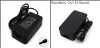 Blackberry 24W 12v 2A laddare med 5.5mm x 2.5mm Special stik - Original