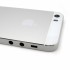 iPhone 5S side button and sim card tray back cover - White