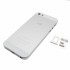 iPhone 5S side button and sim card tray back cover - White