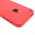 iPhone 5C side button and sim card tray back cover - Red