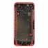 iPhone 5C side button and sim card tray back cover - Red