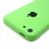 iPhone 5C side button and sim card tray back cover - green