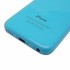 iPhone 5C side button and sim card tray back cover - blue 