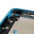 iPhone 5C side button and sim card tray back cover - blue 