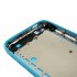iPhone 5C side button and sim card tray back cover - blue 