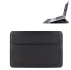 DEVIA tunt sleeve med st&ouml;d f&ouml;r MacBook Air/Pro 13&ndash;14 tum (svart)