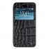 Protective Cover iPhone 6/6S - Svart Krokodilhud