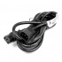 3-pin "Apparat-stik" 220V  - forlænger 
