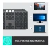Logitech MX Keys tangentbord nordiskt Bluetooth &ndash; Grad A