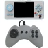 Retro mini-konsol S5 Game Box med 520 spel och controller &ndash; Gr&aring;/Bl&aring;